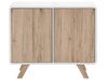 Sideboard White with Light Wood MILO_749576
