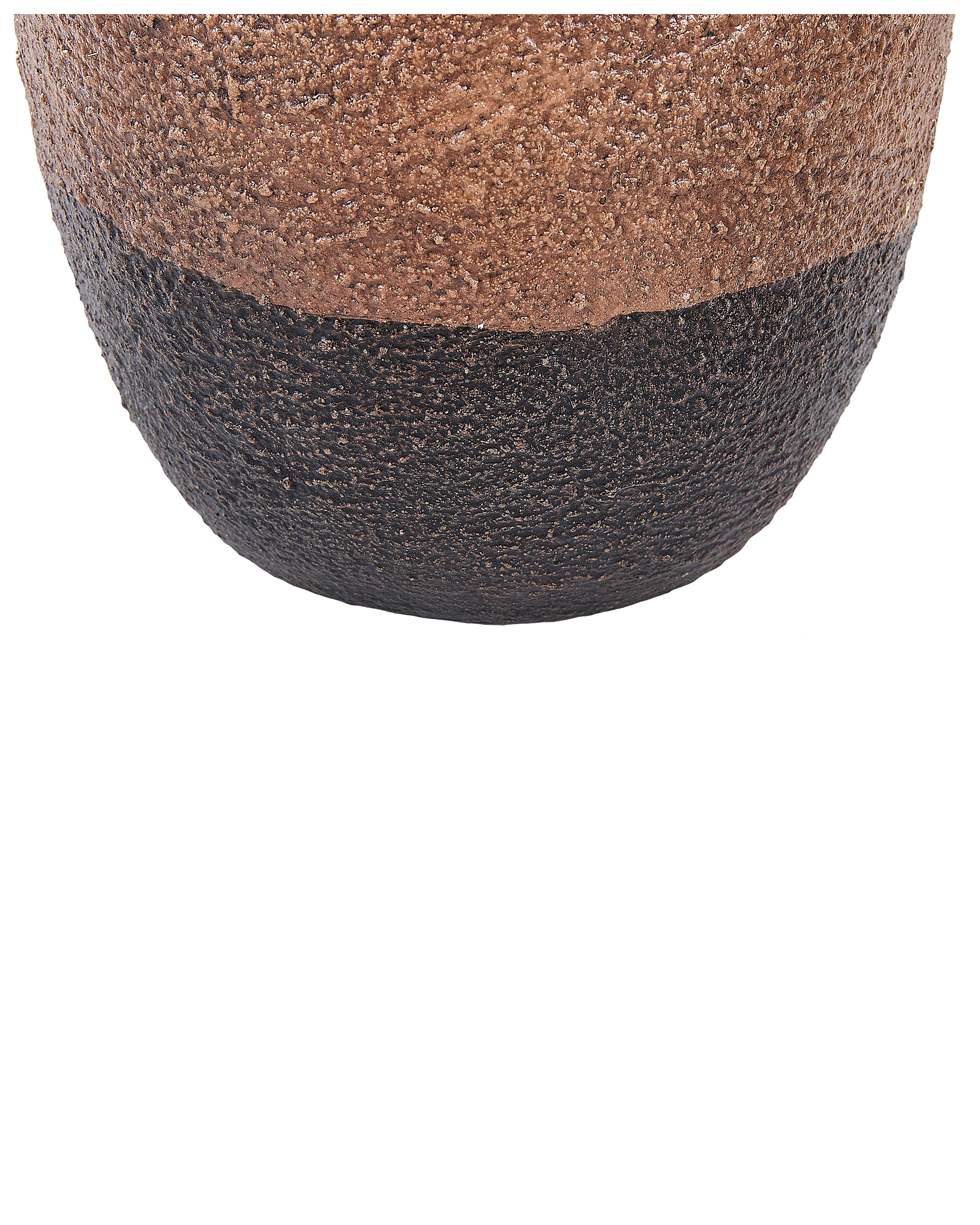 Vase 30 cm terrakotta brun/svart AULIDA_850394