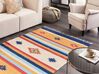 Bavlněný kelimový koberec 140 x 200 cm vícebarevný TARONIK_869887