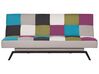 Sofá cama 3 plazas tapizado multicolor LEEDS_768814
