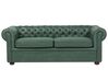 Sofa 3-osobowa ekoskóra zielona CHESTERFIELD_706863