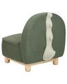 Cadeira para crianças forma de dinossauro verde escuro FABORG_886911