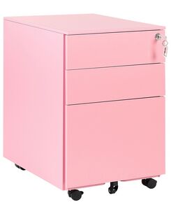 Laatikosto teräs 3 laatikkoa vaaleanpunainen CAMI Laatikosto teräs 3 laatikkoa vaaleanpunainen CAMI