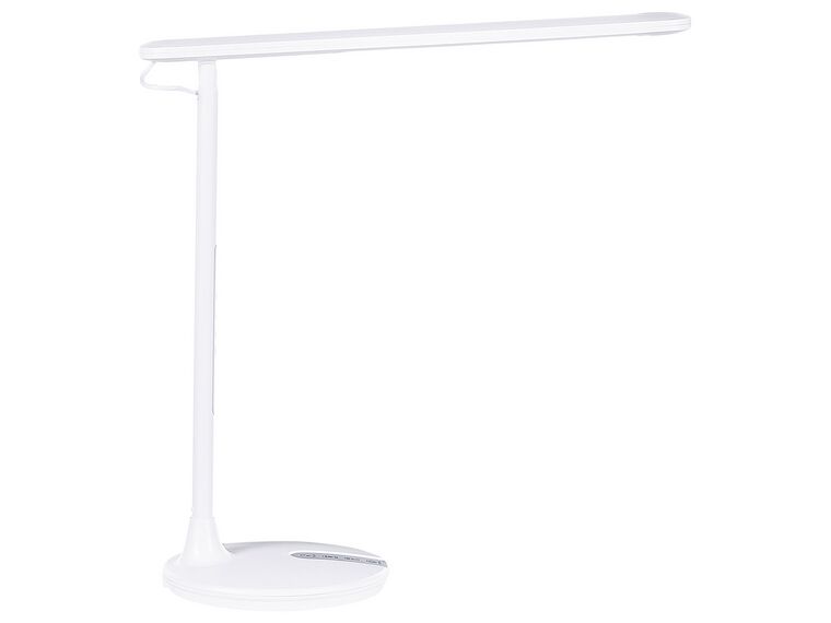 Lámpara de mesa LED de metal blanco 36 cm DRACO_855060