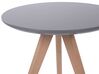 Conjunto de 3 mesas de centro gris/madera clara VEGAS_738691