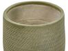 Vaso para plantas em fibra de argila verde 39 x 39 x 44 cm LIVADIA_871621