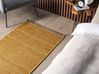 Teppich Jute senfgelb 80 x 150 cm Kurzflor zweiseitig LUNIA_846321