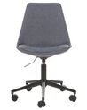 Fabric Armless Desk Chair Graphite Grey DAKOTA_868415