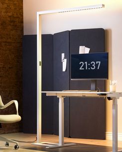 LED-lattiavalaisin alumiini valkoinen MENSA LED-lattiavalaisin alumiini valkoinen MENSA