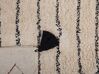 Dywan shaggy 160 x 230 cm beżowo-czarny MALTEPE_747837