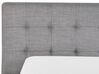 Fabric EU Super King Size Waterbed Grey LILLE_42930