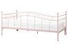 EU Single to Super King Size Daybed Pastel Pink TULLE_883118
