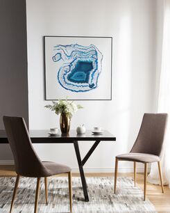 Tuoli kangas ruskeanharmaa 2 kpl CLAYTON Tuoli kangas ruskeanharmaa 2 kpl CLAYTON