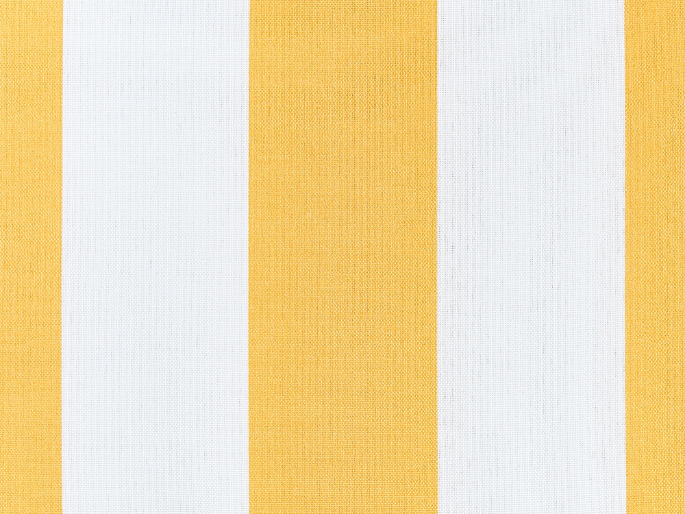 Sitzkissen für Stuhl TOLVE 6er Set gelb / weiß gestreift 31 x 39 x 5 cm