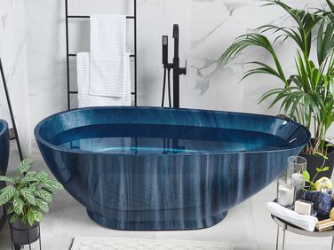 Frittstående badekar marineblå 170 x 80 cm RIOJA