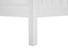 Cama de casal em madeira branca 160 x 200 cm GIVERNY_752696
