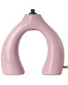 Ceramic Table Lamp Pink ABBIE_891572