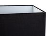 Fekete és ezüstszínű fém asztali lámpa 62 cm YASUNI_673281