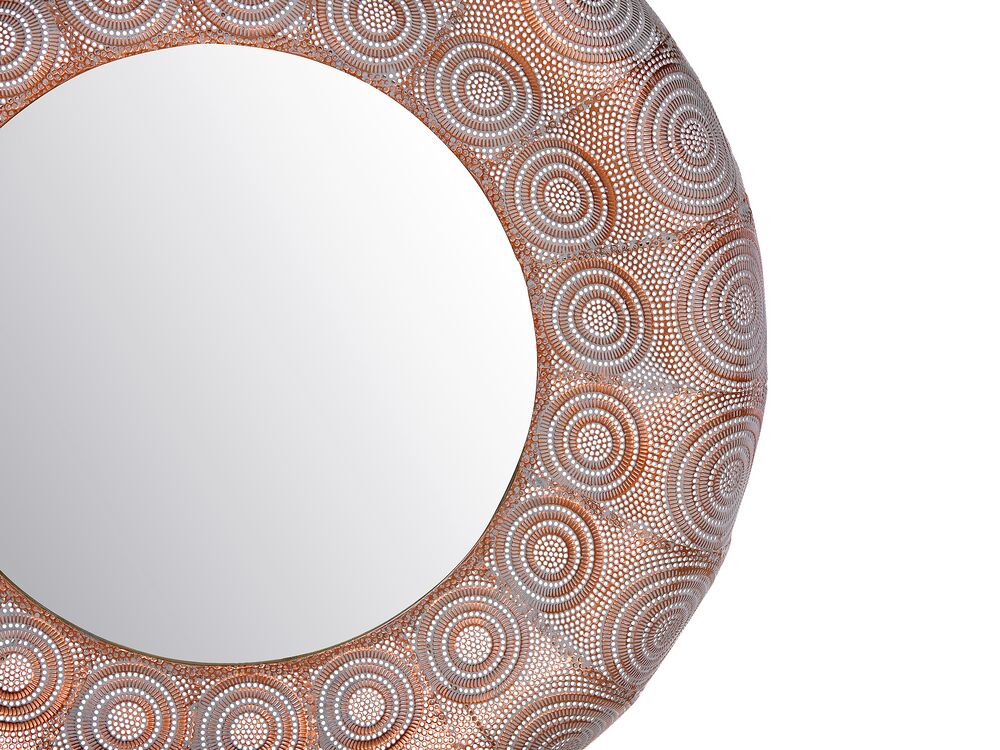 Wandspiegel kupfer rund ø 75 cm KOLLAM | Beliani.de