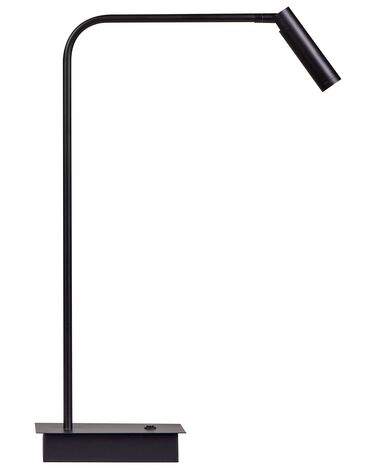 Kovová LED stolná lampa čierna LAWSON
