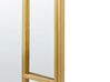 Espejo de pared de metal dorado 60 x 170 cm CROSSES_900638