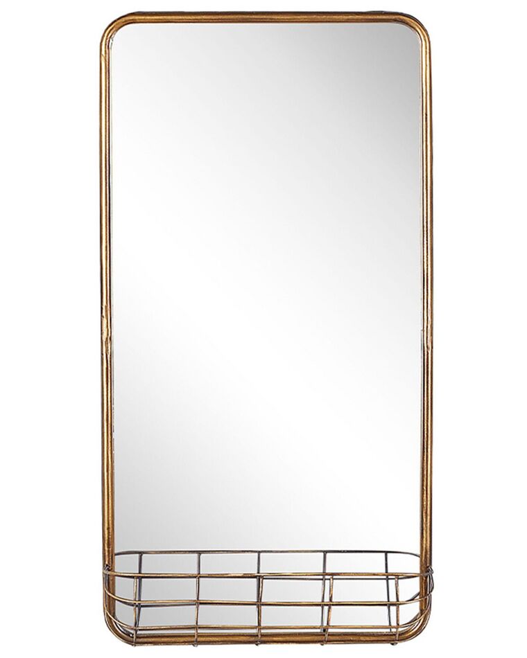 Spegel 80 x 40 cm guld MACON_807385