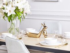 Koristeastia alumiini kulta 39 x 7 cm PROGO