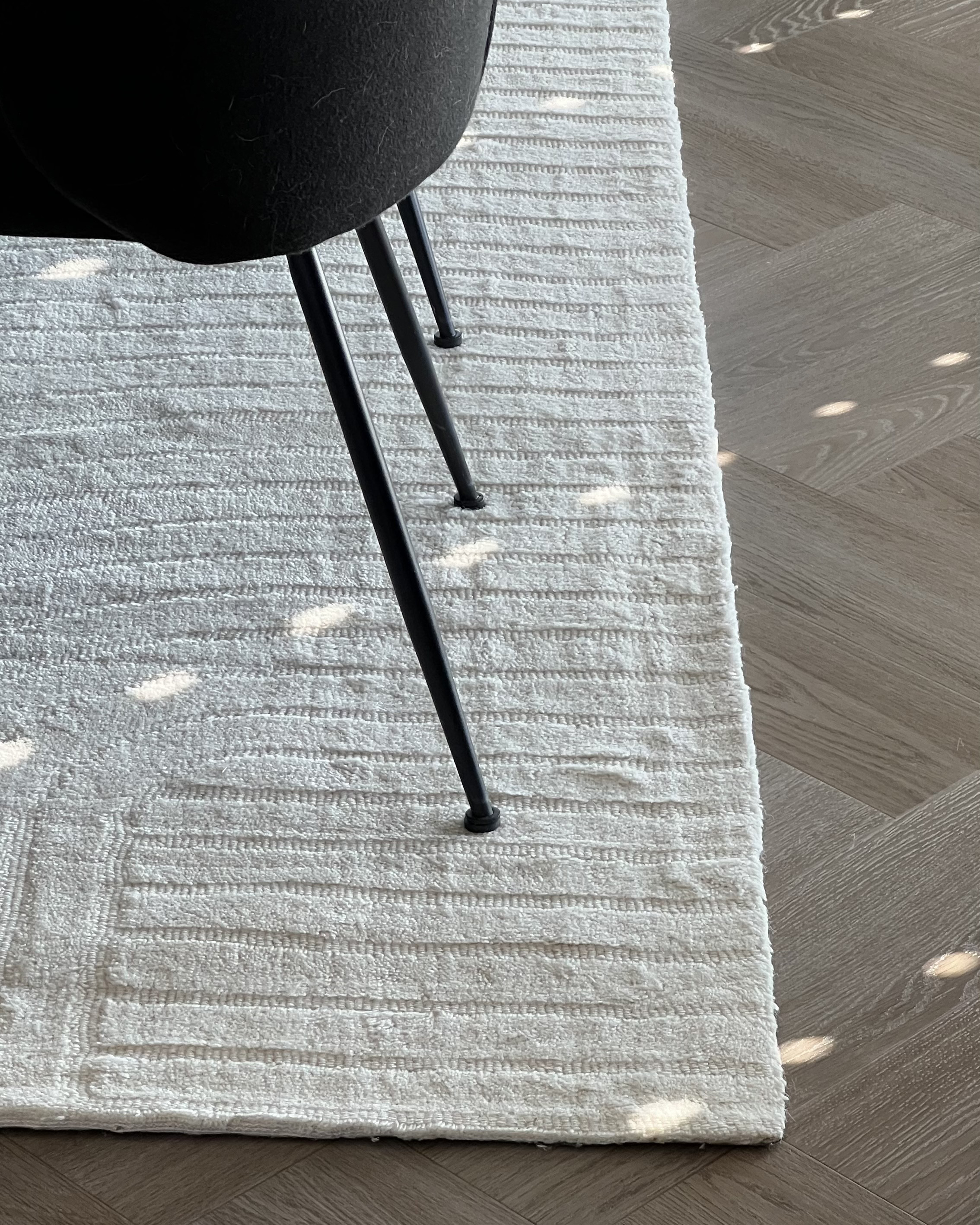 Teppich Wolle beige 200 x 300 cm abstraktes Muster Kurzflor DAGARI_913545