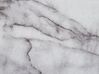 Ruokapöytä jatkettava marmorikuvio valkoinen/musta 160/200 x 90 cm MOSBY_793881