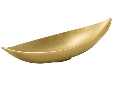 Dekoschale Aluminium gold oval 55 cm ISNIT