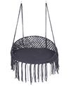 Fabric Hanging Chair Black BUNYAN_754826