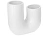 Stoneware Flower Vase 23 cm White MITILINI_844670