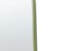 Metalowe lustro ścienne 45 x 146 cm zielone PARNAY_900709