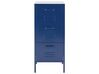 3 Drawer Metal Storage Cabinet Navy Blue WOSTOK_826196