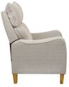 Fabric Recliner Chair Beige ROYSTON_884479