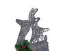 Outdoor LED Decoration Sleigh and Reindeer 41 cm Silver ENODAK_812889