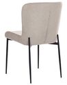 Conjunto de 2 sillas gris pardo/negro ADA_873304