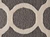 Teppich grau 160 x 230 cm marokkanisches Muster Kurzflor ZILE_674659