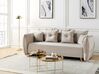 Velvet Sofa Bed with Storage Taupe VALLANES_904090