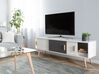 TV-Möbel weiß / grau 160 x 41 x 56 cm INDIANA_804754