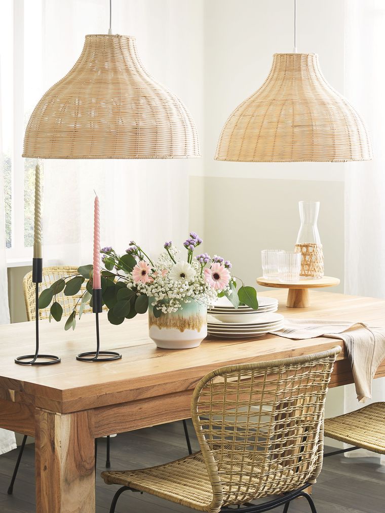 Lámpara De Techo De Ratán Negro. Tolanak | Maisons Du Monde