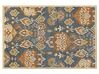 Teppich Wolle mehrfarbig 160 x 230 cm Kurzflor UMURLU_848490