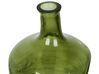 Bloemenvaas groen glas 30 cm KERALA_830541