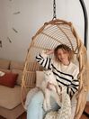 PE Rattan Hanging Chair with Stand Natural CASOLI_828222