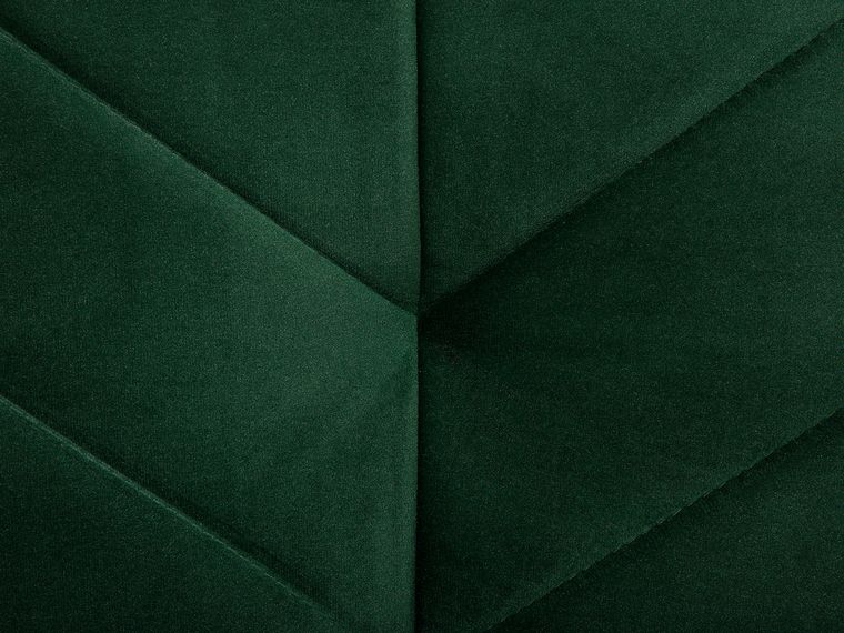 Velvet Fabric Sofa Bed Green SENJA Beliani.co.uk