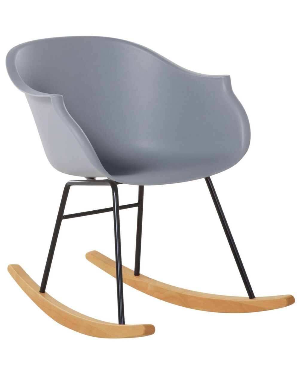 Rocking Chair Grey HARMONY Beliani.co.uk