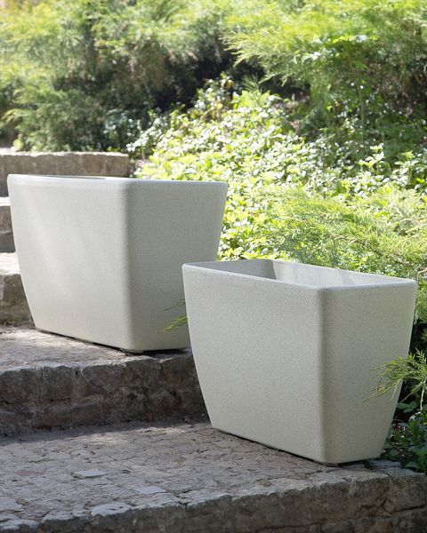 Flower Pot Stone Beige 74 X 32 X 45 Cm Baris Beliani No Flower Pot Stone Beige 74 X 32 X 45 Cm Baris Beliani No