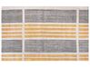 Bavlnený koberec 140 x 200 cm žltá/čierna KATRA_862959
