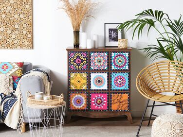 9 Drawer Sideboard Multicolour KUMA