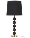 Lampada da tavolo metallo nero e oro 75 cm ASSONET_877518